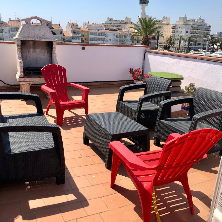 Appartement 80 M2,Port Rhodes D-2 Chambres, Terrasse Panoramique, Vue Sur Le Canal Principal D'エンプリアブラバ エクステリア 写真