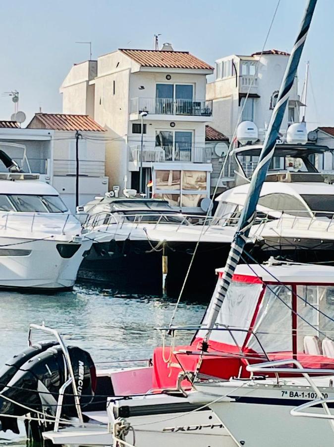 Appartement 80 M2,Port Rhodes D-2 Chambres, Terrasse Panoramique, Vue Sur Le Canal Principal D'エンプリアブラバ エクステリア 写真